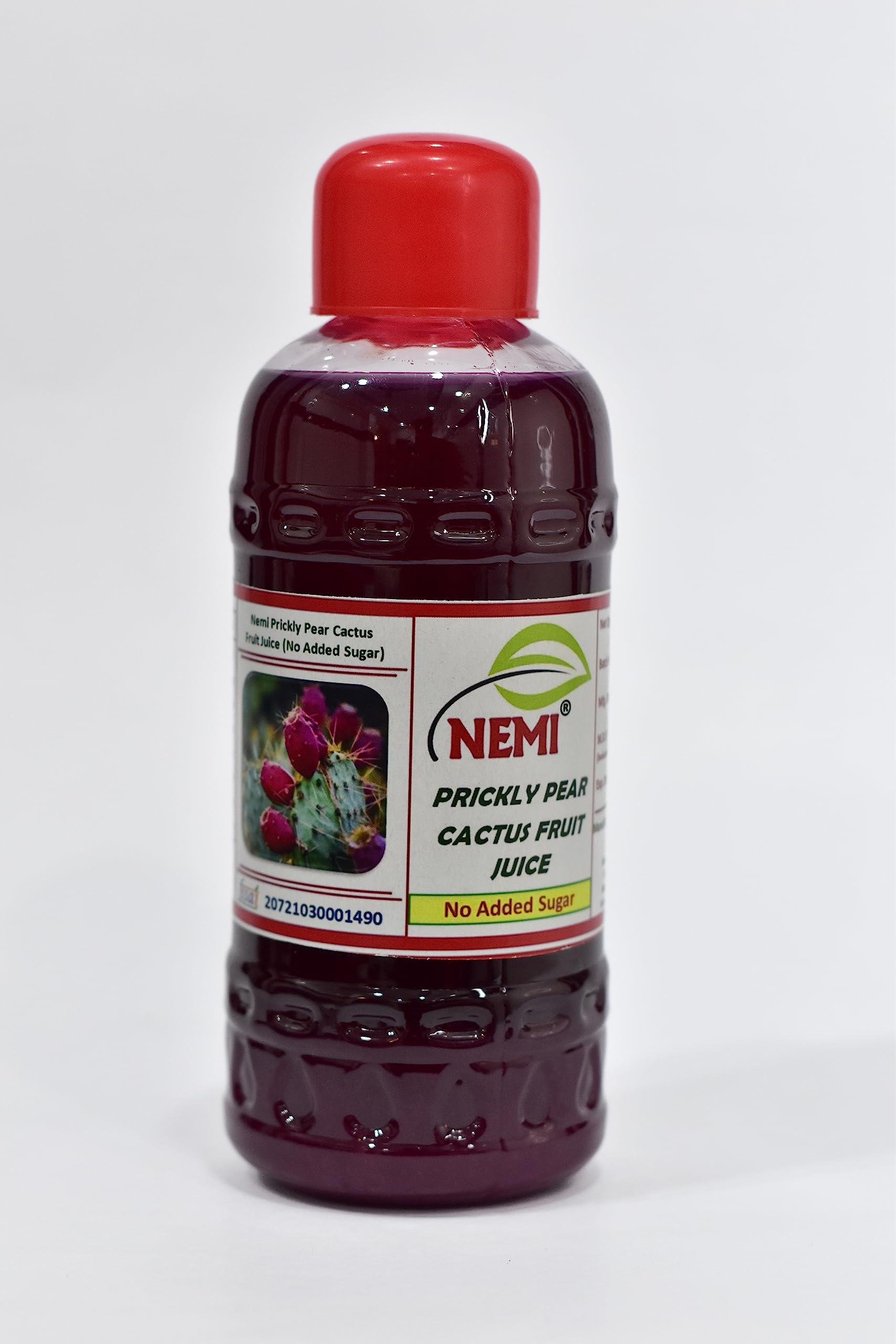 NEMI NEMI Prickly Pear Healthy Cactus Fruit Juice - Hemoglobin Booster (No added Sugar, 500ml) 50+RATING