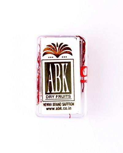 ABK Henna Brand Kashmir Saffron, Pure and Organic Saffron, 1 gm