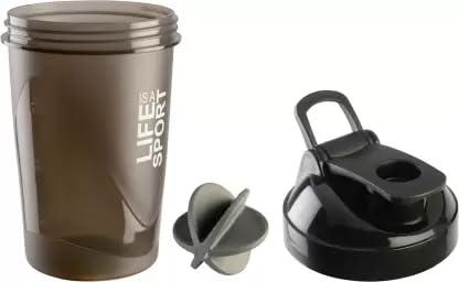 BDPE BDPE Plastic Life is A Sport Shaker Bottle with Protein Funnel/Fuel Shaker/Gym Shaker/Protein Shaker/Sipper Bottle/Gym Bottle/Water Bottle, 500ml (Orange)