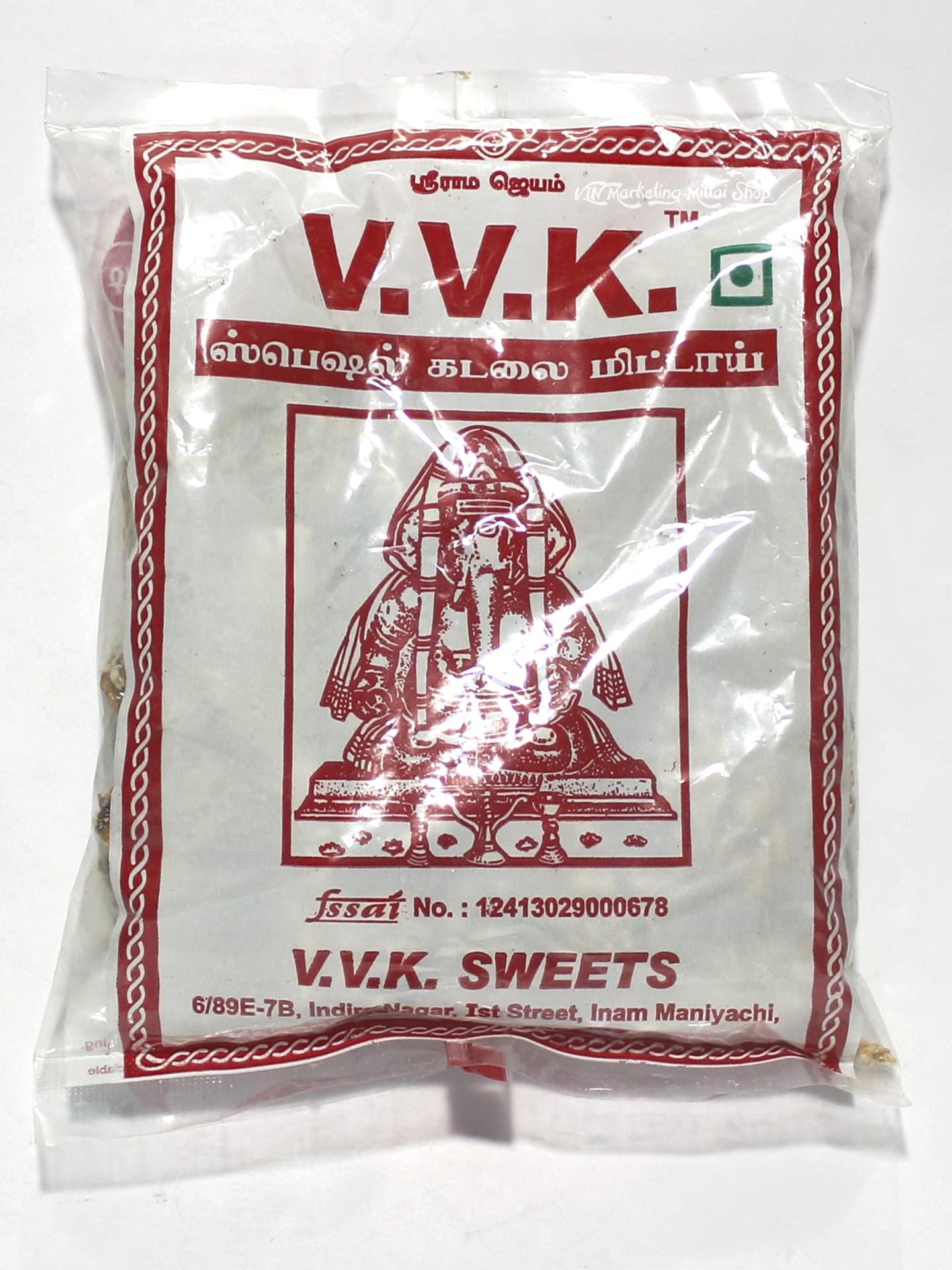 Thangapandiyan Thangapandiyan Special Mixture 250gm + Kovilpatti VVK Kadalai Mittai 250gm + Thoothukudi Original Macroon 100gm + Sadhuragiri Thenkuzhal Murukku 100gm ( 700 Grams)