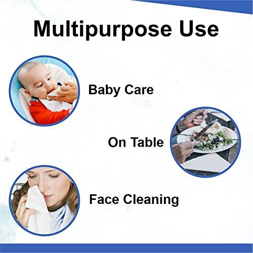 Wonder Wonder Premium Professional Designer Supersoft 4 Ply Tissue Paper Napkins Pack Of 4