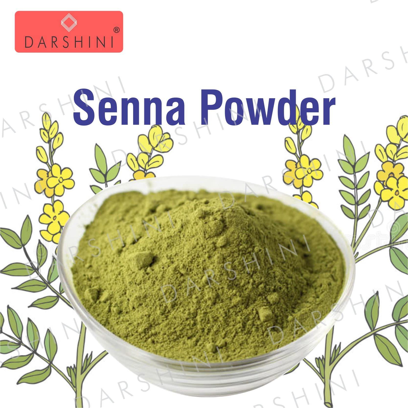 DARSHINI Darshini Senna Leaf/Sanay Patti/Sana Makki/Cassia Angustifolia Powder, 200g