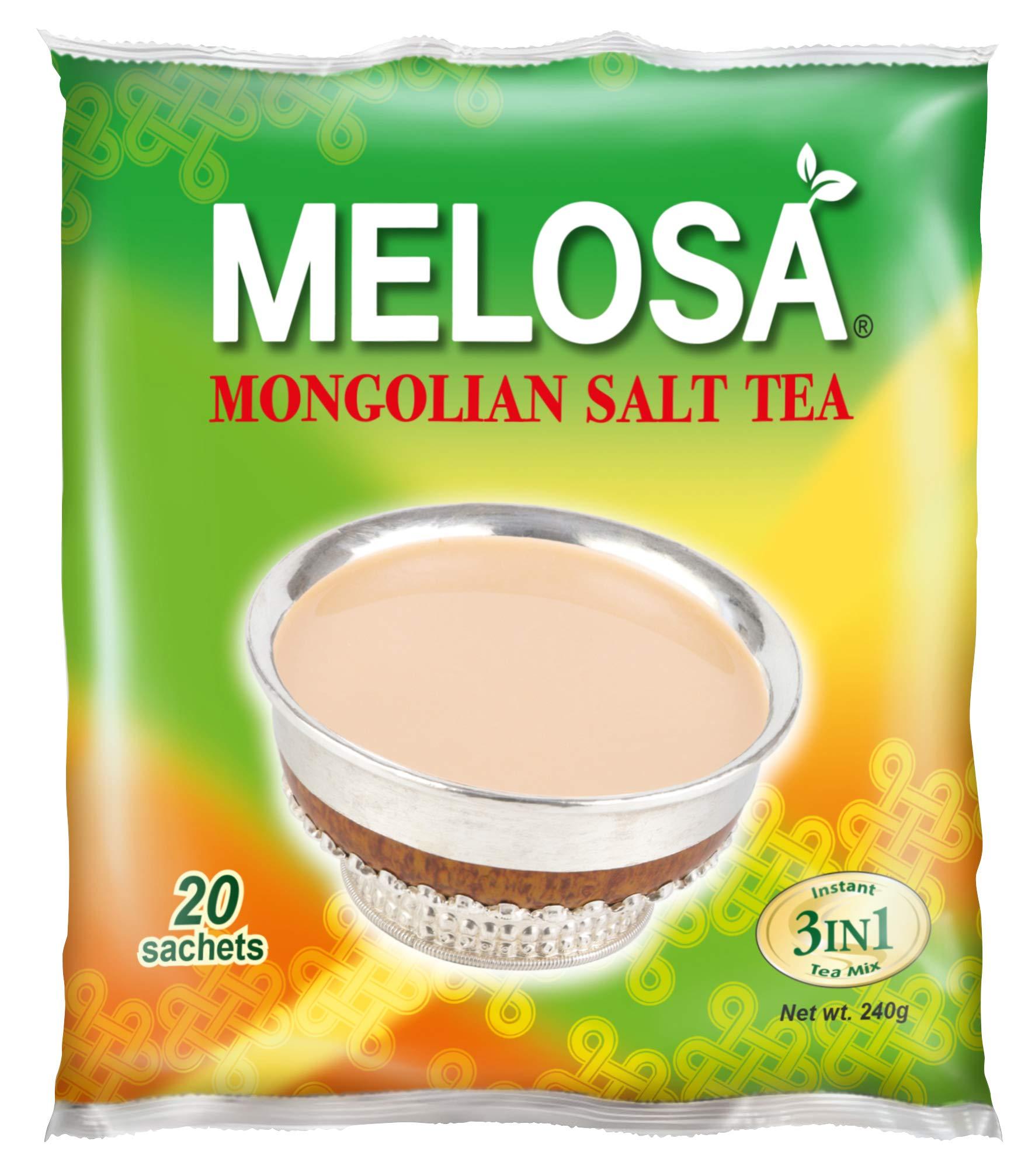 MELOSA MELOSA, Mongolian Salt Tea Butter Tea PO Cha. Instant 3 in 1 Tea Mix g, 240 gram
