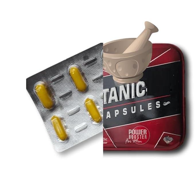 HERBAL ENGINE HERBAL ENGINE Titanic K2 Power Capsule, Enhance Energy, Stamina, Healthy Bones & Sport Performance For Men