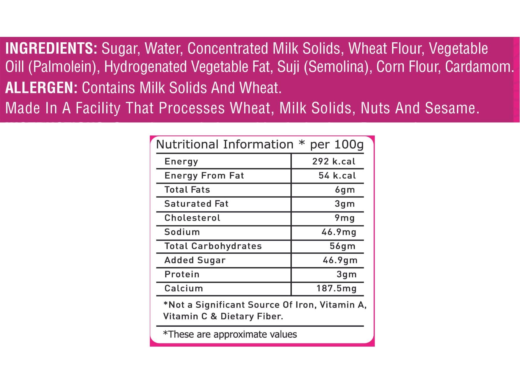 Crave Eatables Crave Eatables Bachubhai\'s Gulab Jamun (Pack of 1 Kg  1)