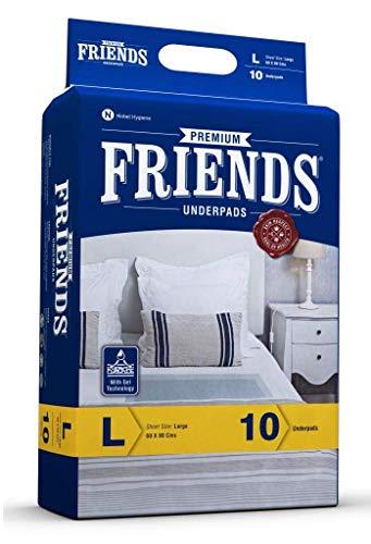 Friends Friends Premium Disposable Underpads,Soft & Super Absorbency - 60x90 cm (Pack of 3).
