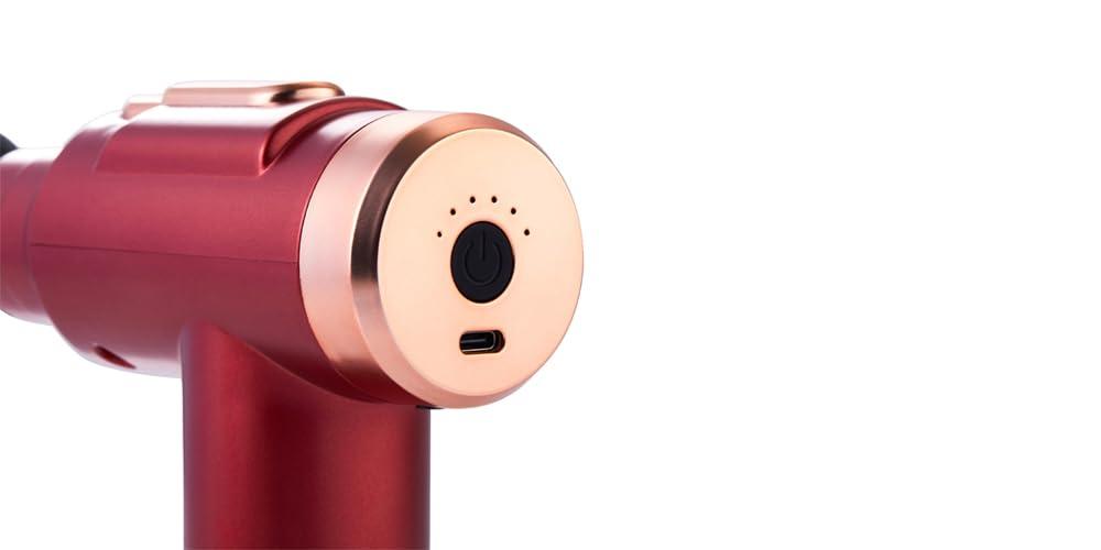 ASBAH ASBAH Beauty Gun Massager Machine for Full Body Pain Relief |Electric Massager with 4 Interchangeable Massage Heads for Head, Scalp, Face, Neck, Shoulder, Back, Knee & Leg | Deep Tissue Percussion|Portable & Handheld Massager