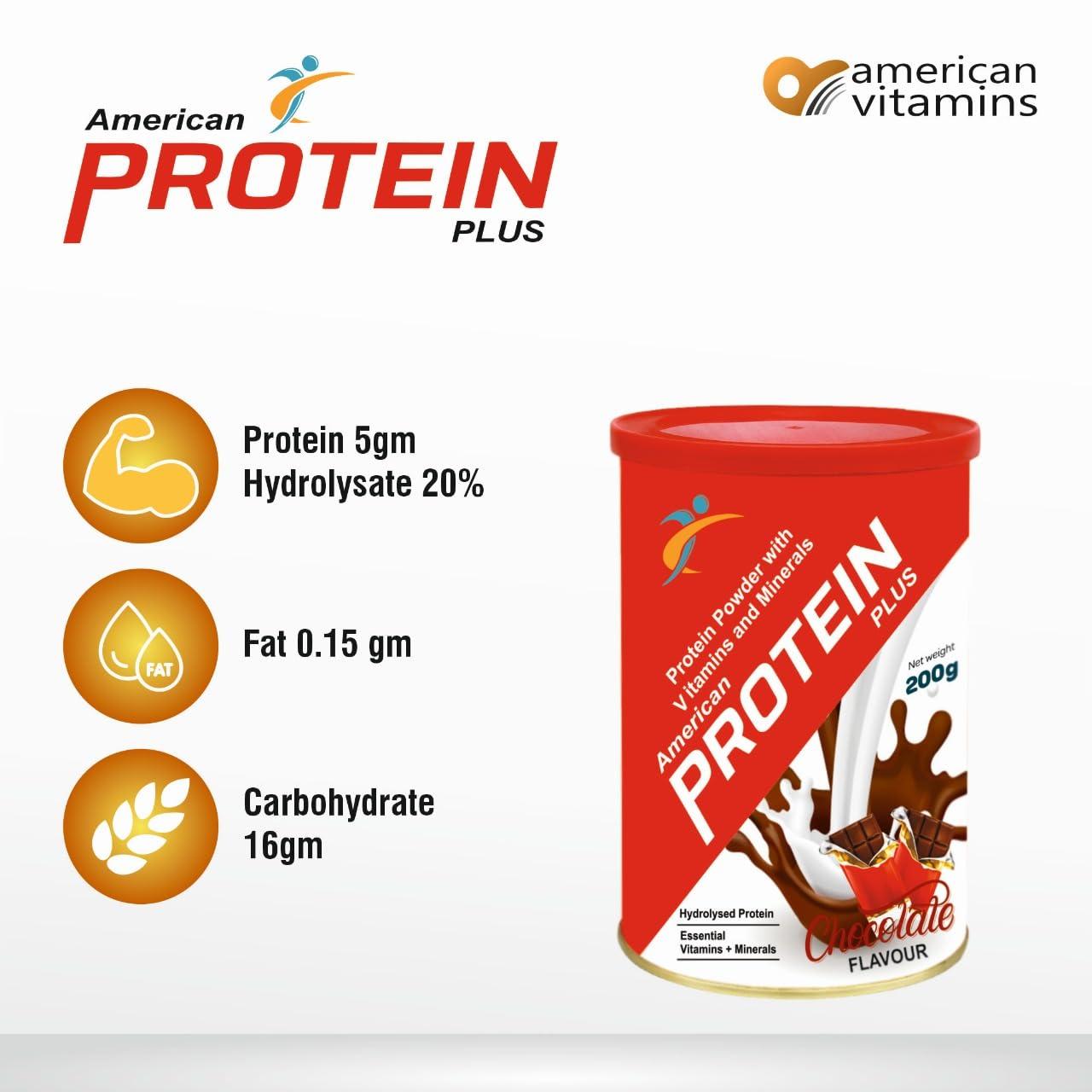 american vitamins American Vitamins 100% Whey Protein Powder (Chocolate) For Muscle Support & Growth and Recovery from Workout (Chocolate)