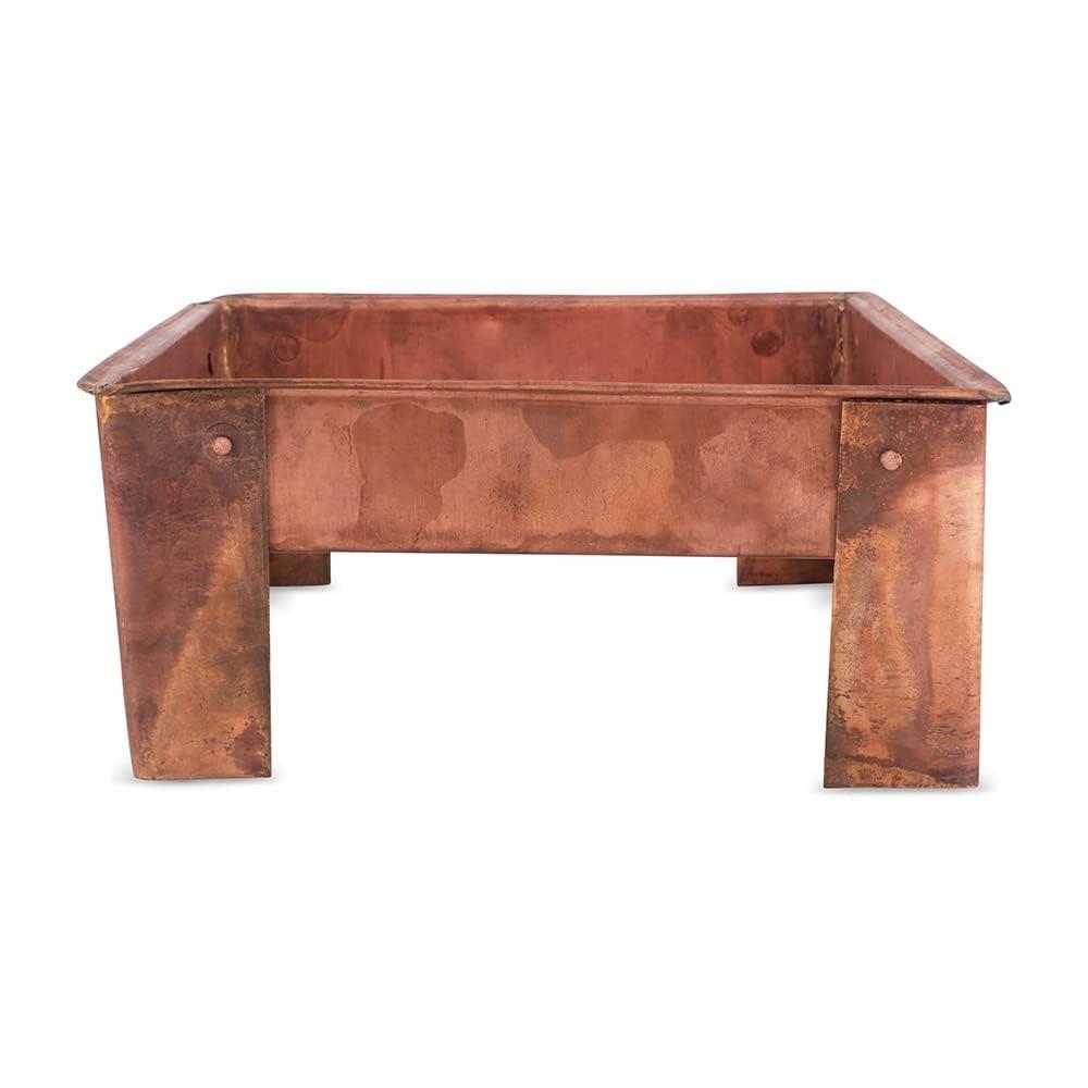 Omkriya Omkriya Pure Copper Hawan Kund With Handle On Both Side, For Yagya, Hawan & Poojan Purpose (10 INCHES)