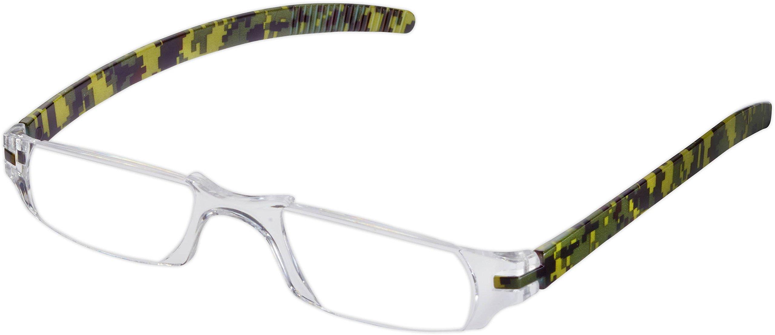 Fisherman Eyewear Fisherman Eyewear Slim Vision Rimless Reading Glasses, Camouflage (+3.00)