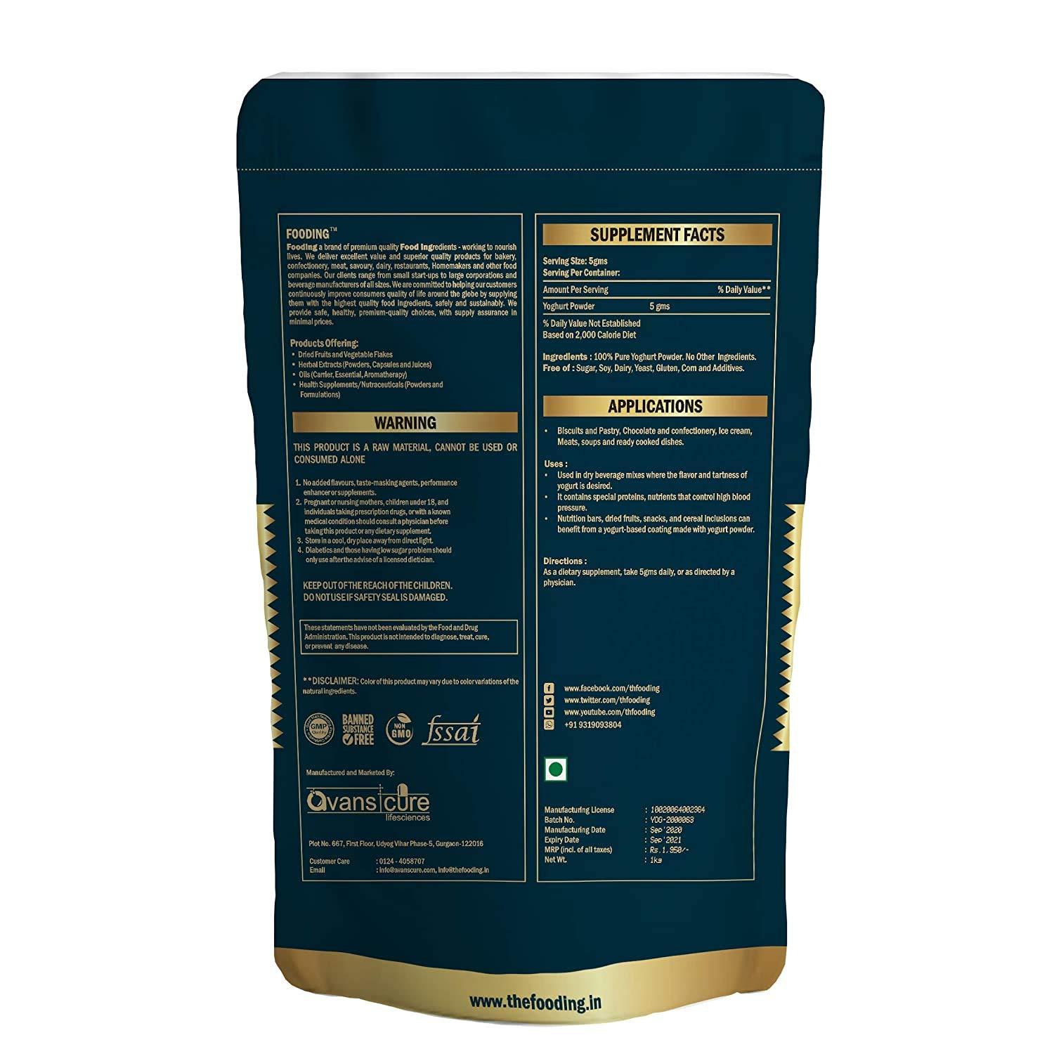 Fooding Fooding Yogurt Powder, 250gm