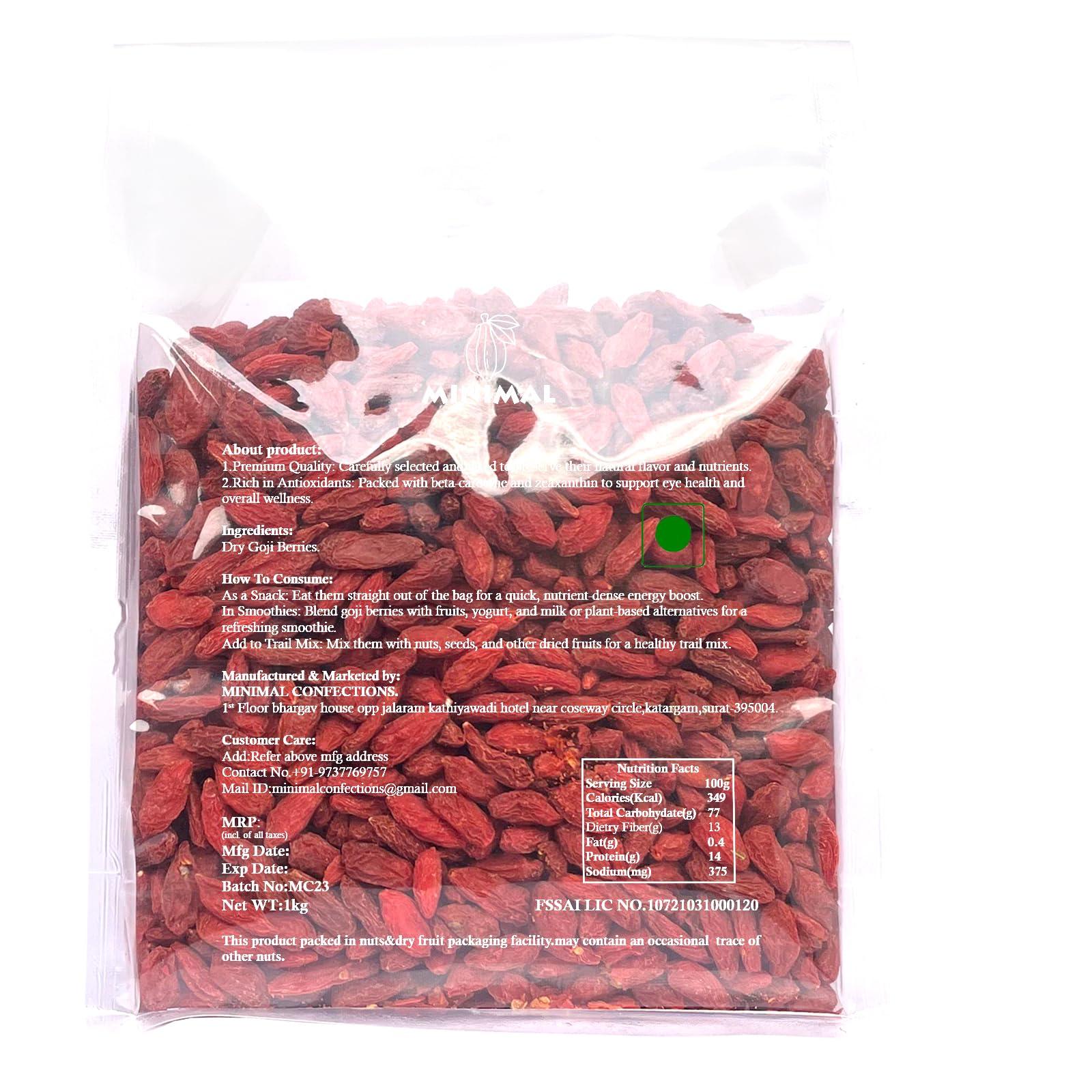 minimal Minimal Dry Goji Berry,500g