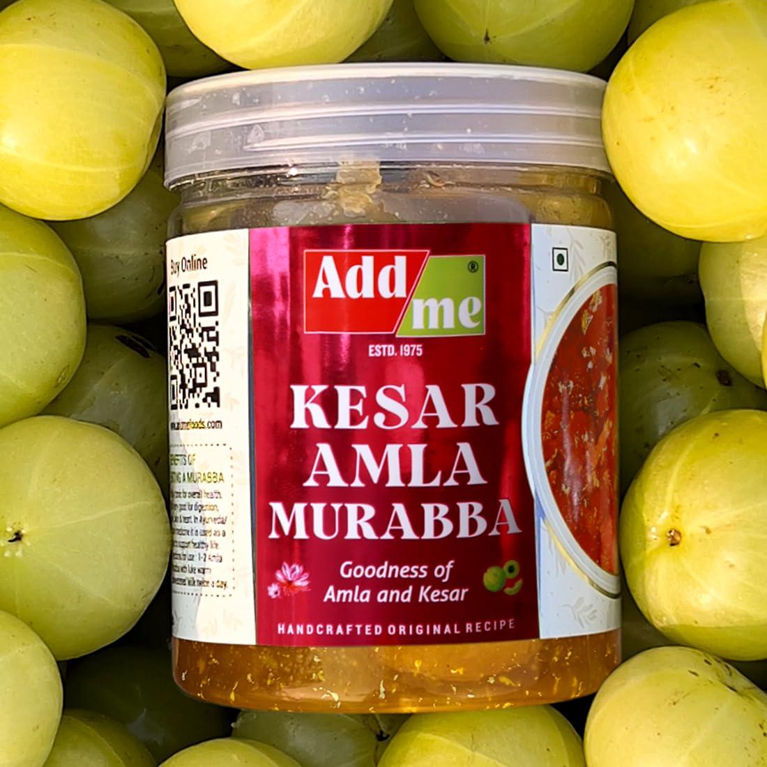 Add me Add me Homemade Amla Murabba with kesar, Elaichi 500g | Immunity booster, Aavla Murabba seedless | Awla ka Murabba | Sweet & delicious | Homemade | Organic | Aavle ka murba | Amla Chutney | Gooseberry Murabba