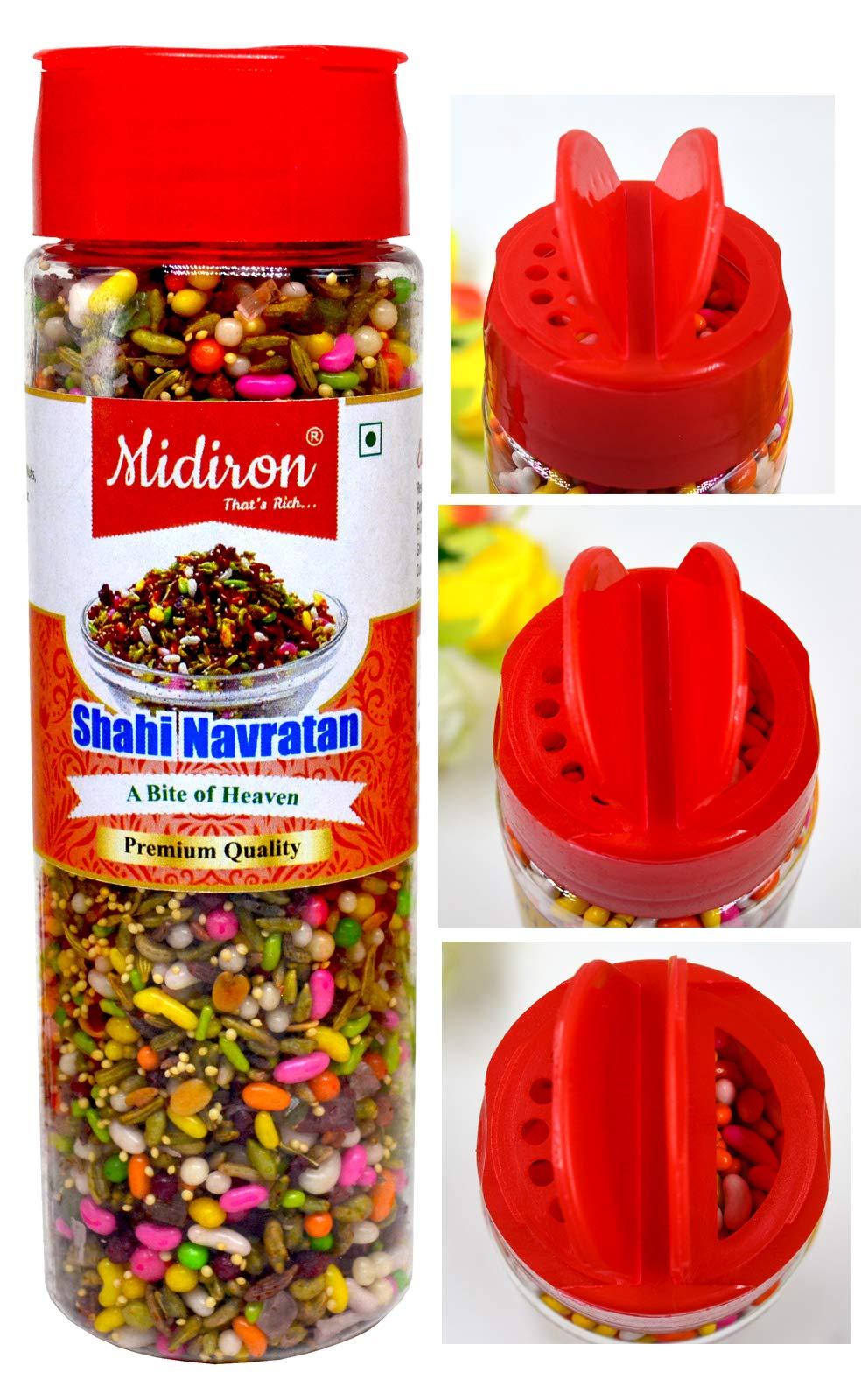 Midiron Midiron Shahi Navratan Mukhwas, Shahi Mukhwas with Mint Flavor, Good For Digestion, Mouthfreshner (150 Gm)