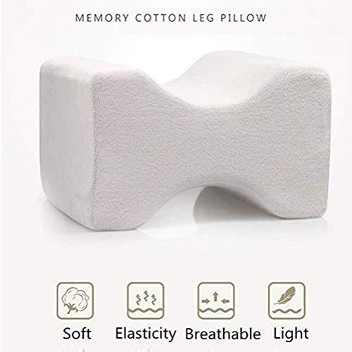 PUM PUM PUM PUM Orthopaedic Knee Pillow for Sciatica Relief, Back Pain, Leg Pain, Pregnancy, Hip and Joint Pain - Memory Foam Knee (Leg Pillow),Black