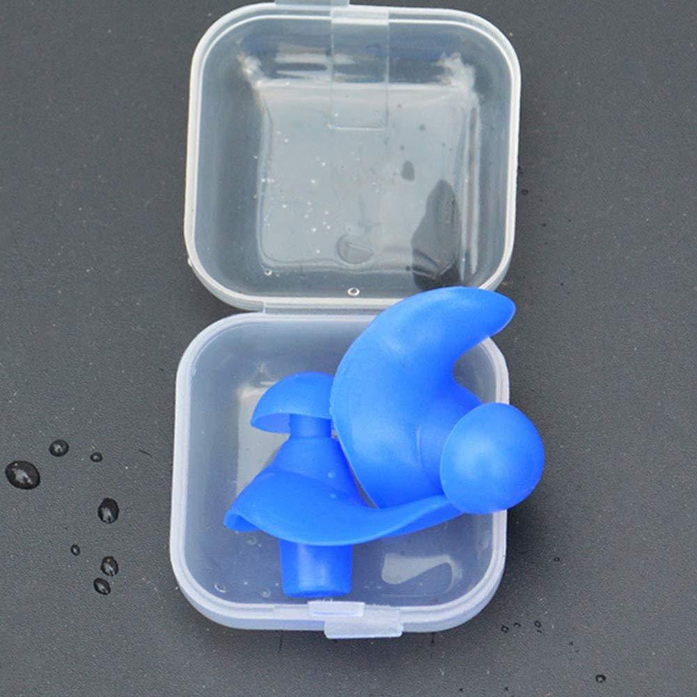 Alpow Alpow Swimming Earplugs, Silicone Waterproof Swimming Diving Ear Plugs with Storage Case for Adults