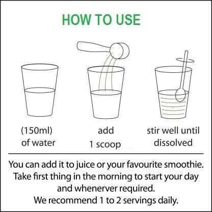 ERBZENERG ERBZENERG Organic Spirulina Powder 100g and Organic Pure Moringa Powder 100g | Pack Of 1