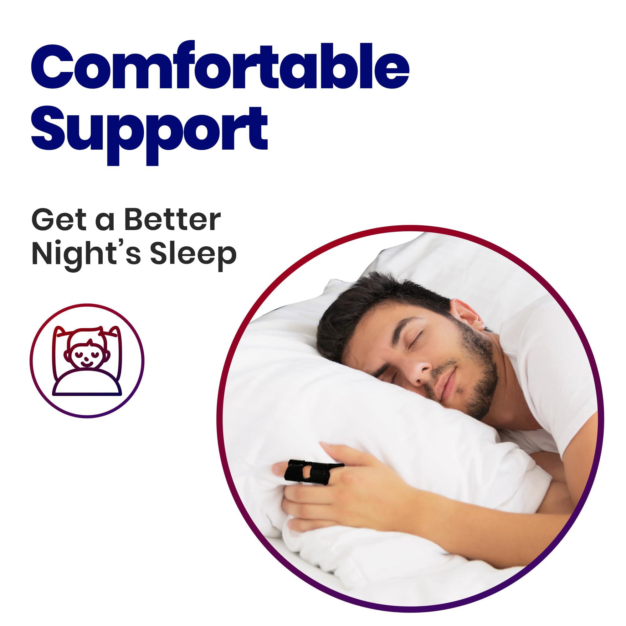 ARMSTRONG AMERICA Finger Brace Trigger Finger Splint - Straighten Broken or Bent Fingers & Thumbs. Mallet Finger Splint for Stenosing Tenosynovitis Finger Pain Relief or Locking Finger Tendon. Finger Stabilizer