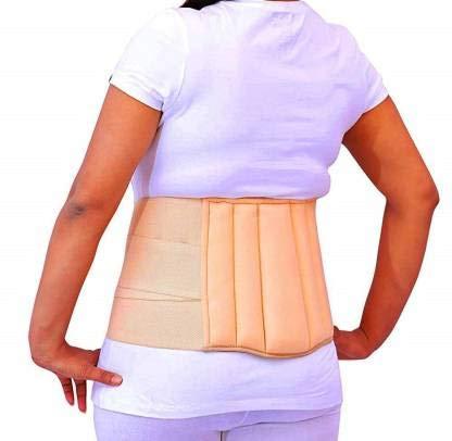 zedoff zedoff best back Lumbar Sacral (L. Size) Belt Contoured Spinal Brace Lower Back Pain Osteoporosis Slip Disc skin