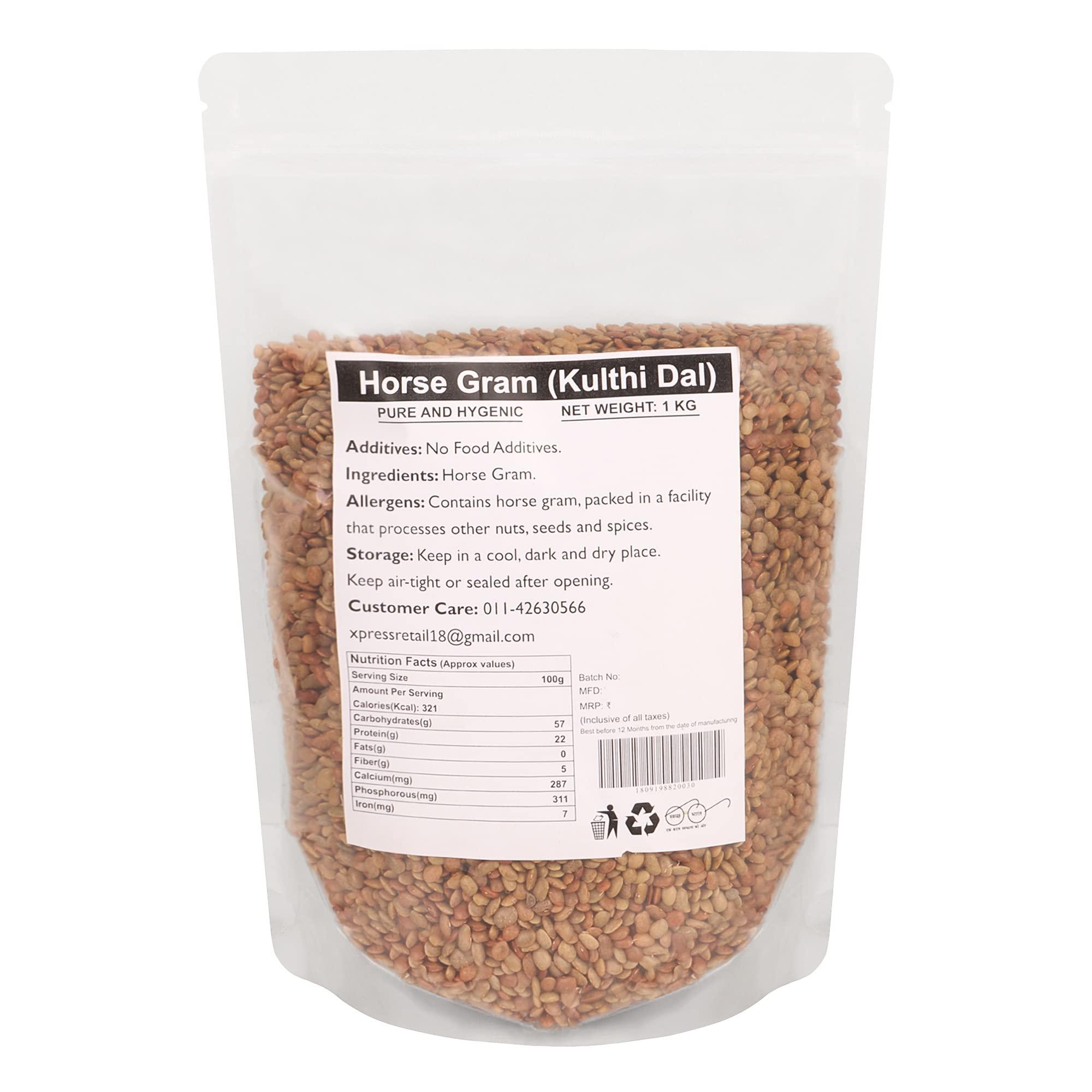 Nutrixia Food Kulthi Dal / /Horse-Gram/Macrotyloma uniflorum (1 Kg)