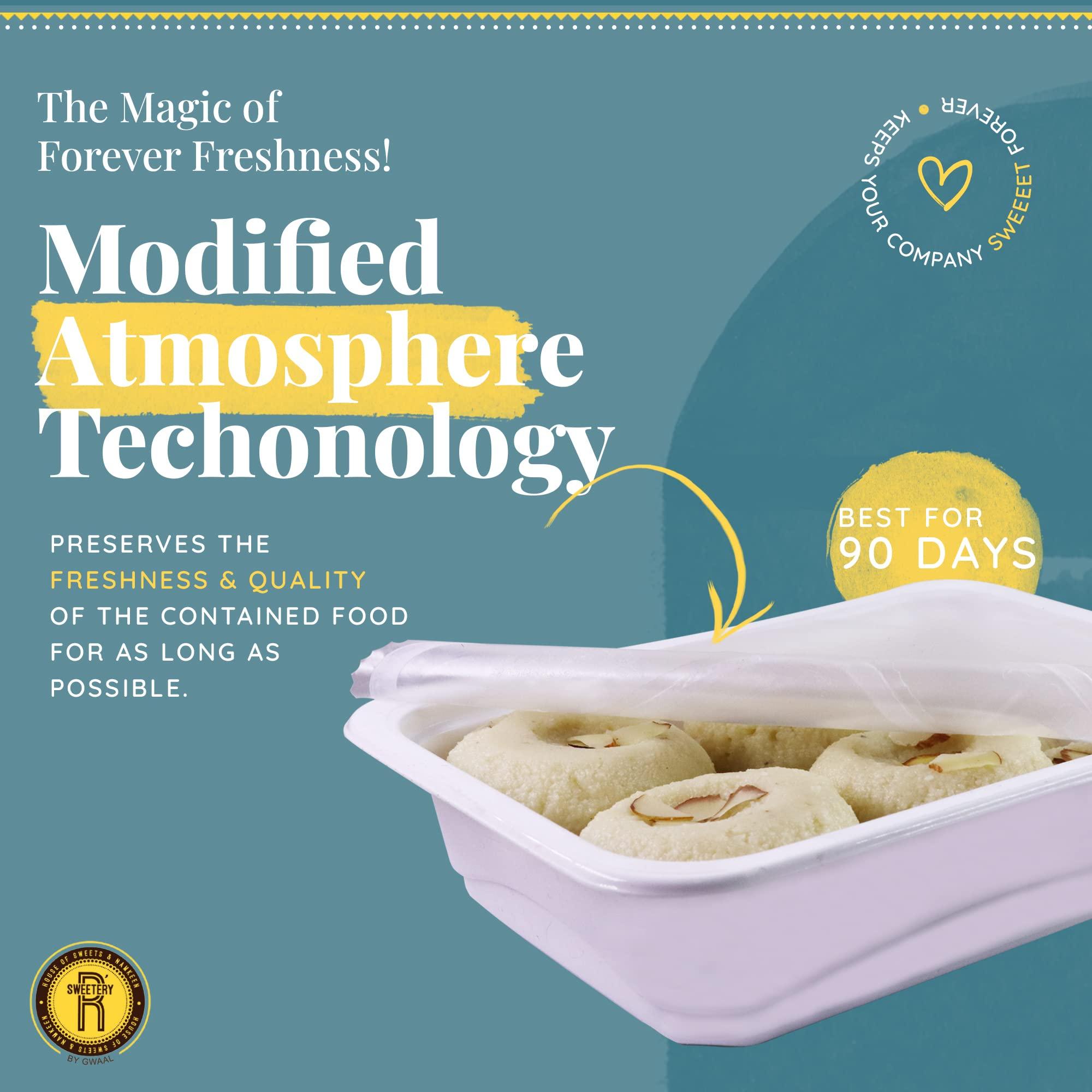 R’SWEETERY R’Sweetery Rajwadi Penda Sweet | Traditional Mithai for Gifting Purpose | Indian Sweets | Indian Mithai Gift Pack | Sweets Gift Pack For Any Occasion - 250g