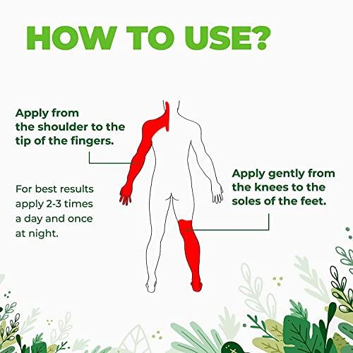 Herb & Hill Herb & Hill Neuro Cream | Ayurvedic cream for Better Circulation in Hands & Legs | Hand & Leg Massage Cream - 50 Gms.