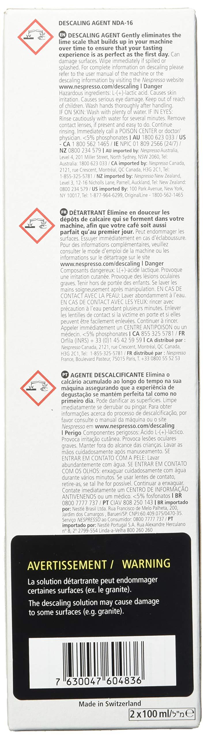 Nespresso Nespresso Descaling Solution, Fits all Models, 2 Packets