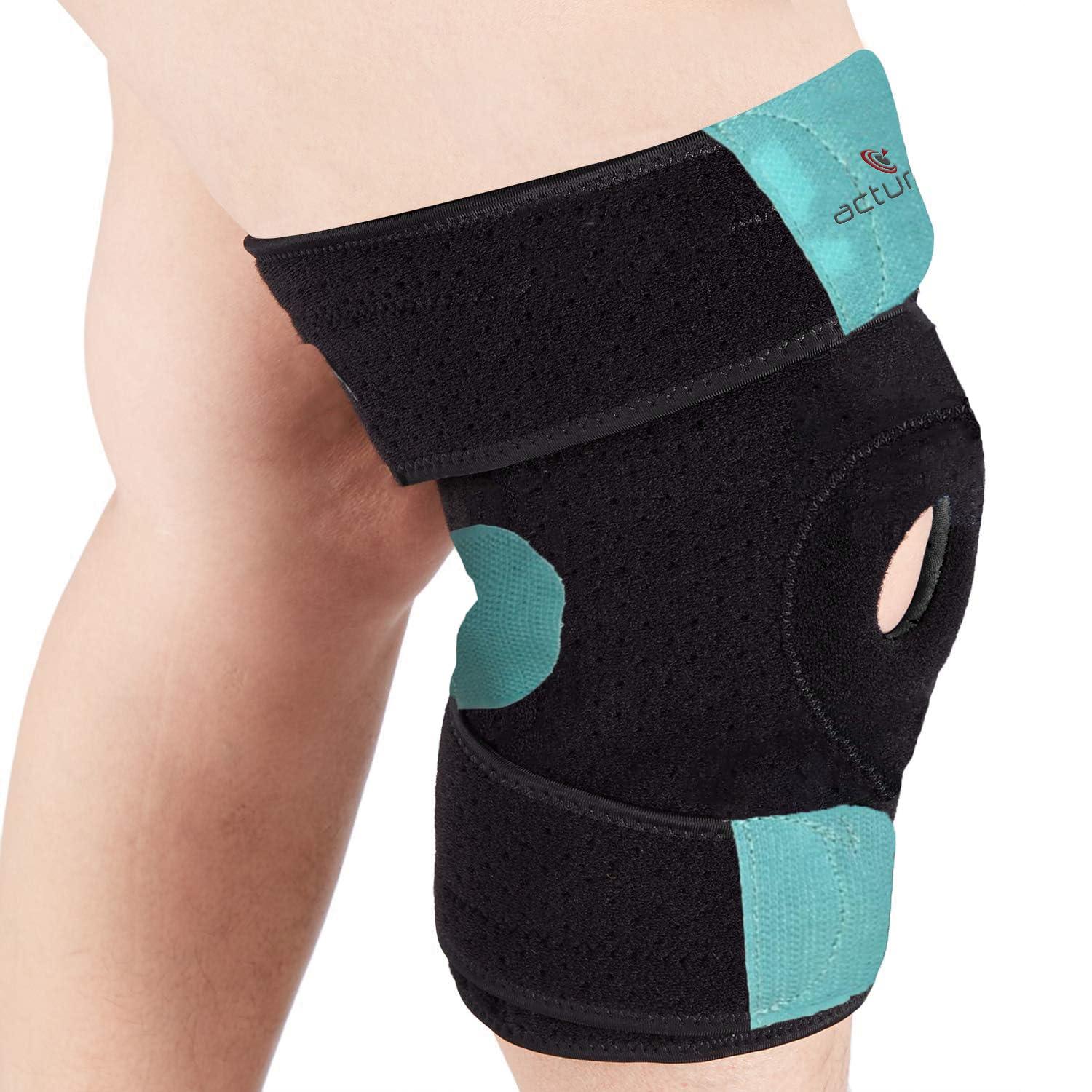 acturaa acturaa Plus Size Neoprene Knee Support (Open Patella)| Oversized Knee Brace for Men & Women|Knee Wraps for Knee Pain| Plus Size Knee Belt | Obesity Knee Cap|(3XL, 1)