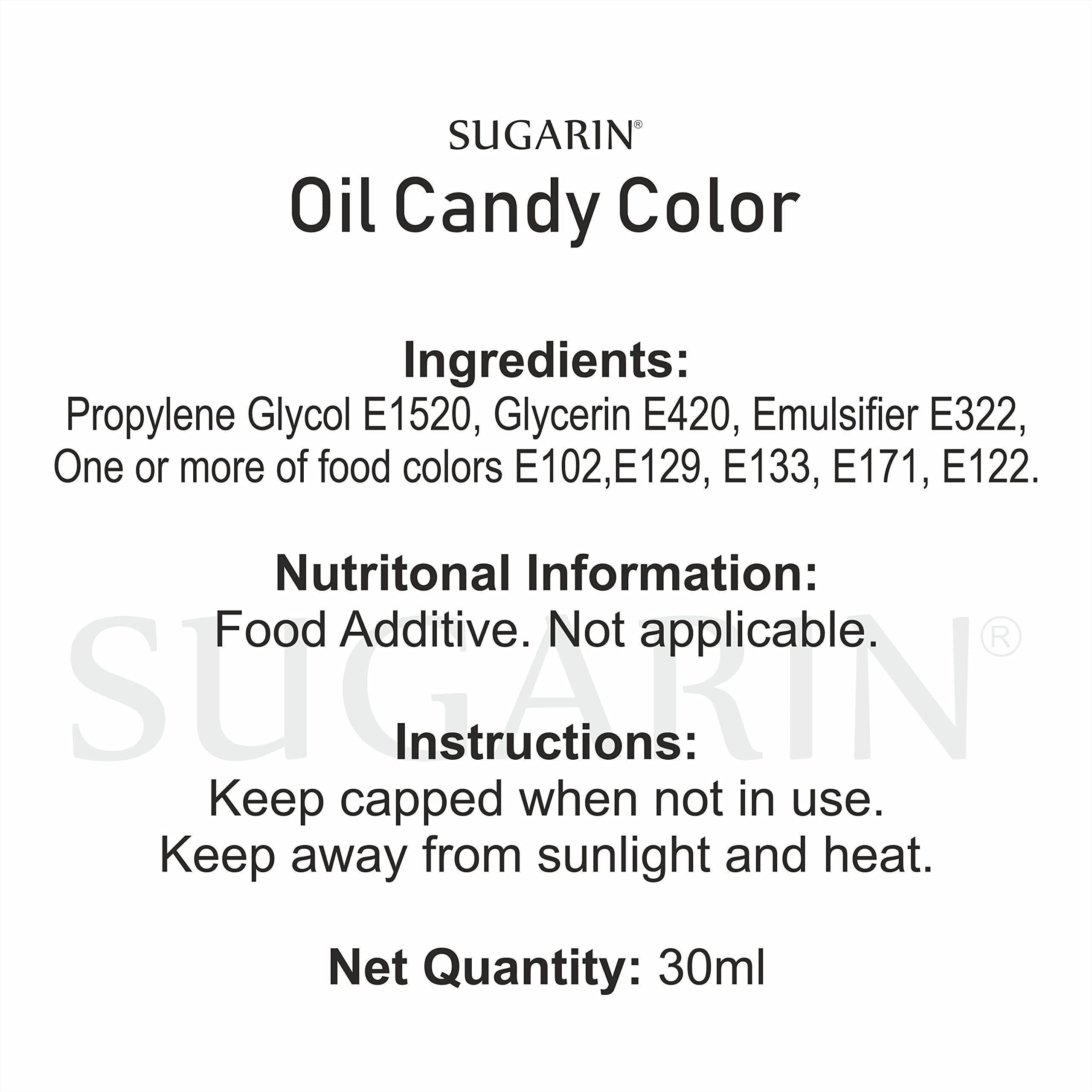 SUGARIN SUGARIN Oil Candy Color | for White Chocolate & Oil Based Products | Green | 30ml