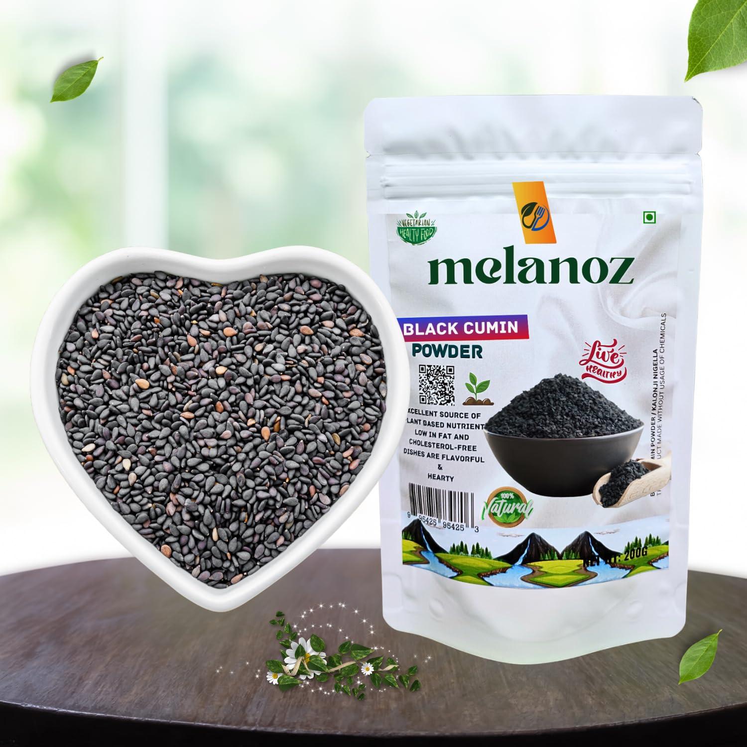 Melanoz Melanoz Fresh Black Cumin | Kalonji Nigella Seeds, 250 g