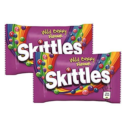 Skittles Skittles Wild Berry Flavour Imported,45g (Pack of 2)