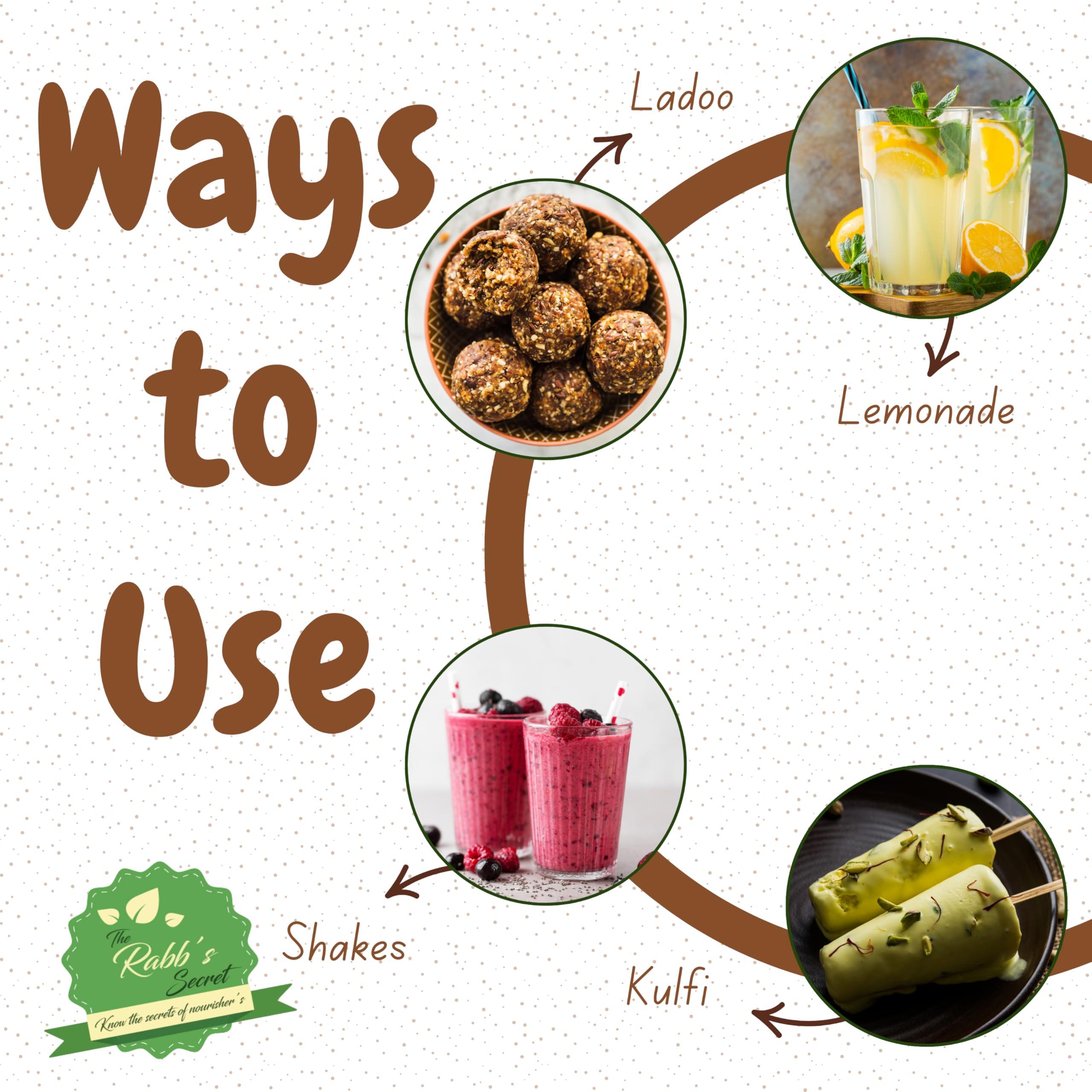 The Rabb's Secret The Rabb's Secret Gond Katira Pure Organic Jar 500gm| Tragacanth Gum| Edible Gum (Gond Katira, 500gm)