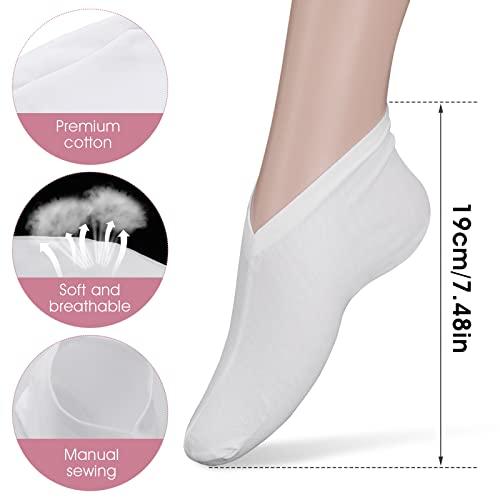 Sibba Sibba 3 Pairs Moisturizing Socks Overnight, Spa Socks, Lotion Moisturizing Socks Spa Overnight Absorbing for Dry Cracked Feet
