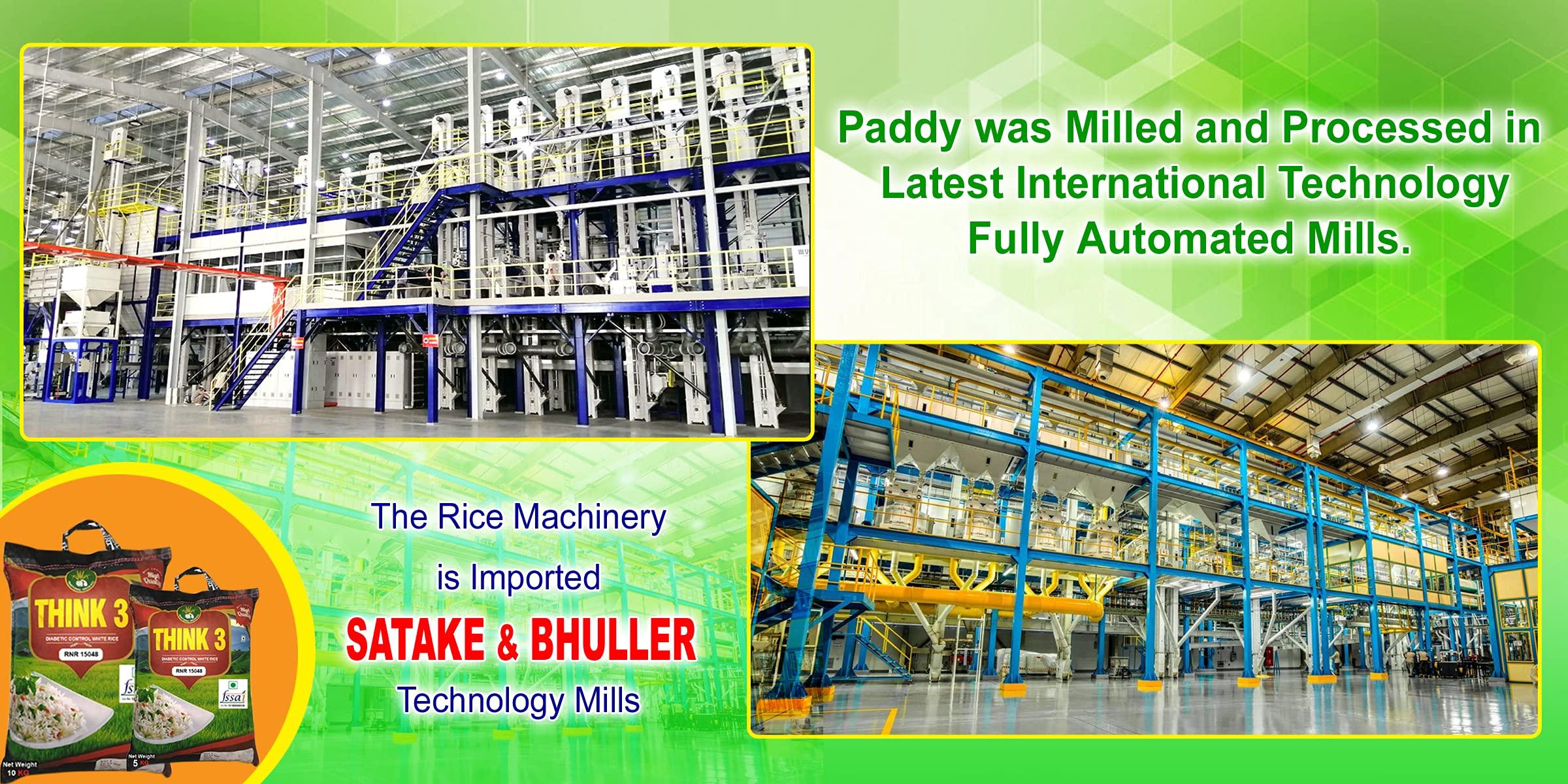 THINK3 THINK3 Diabetic Control White Rice RNR 15048 with Low glycemic Index (20 kg)