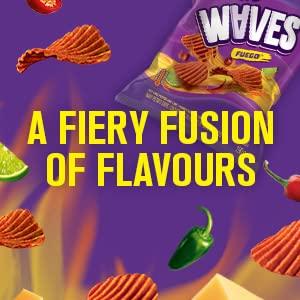 Generic Takis Waves Fuego Hot Chili Papper & Lime Potato Waves Chips 71g (USA)