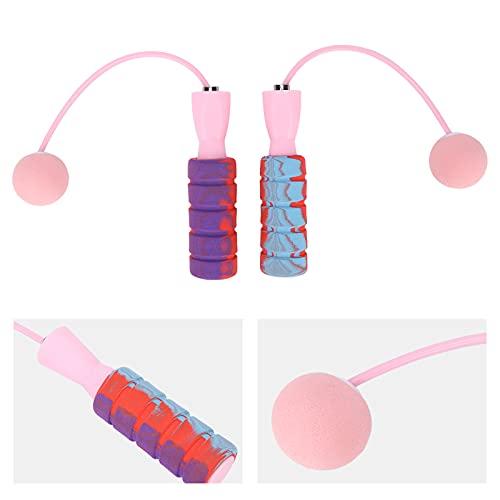 JUYT Ropeless Jump Rope, BOD Rope High Speed for Men Women for Fitness for Small Space(Pink)