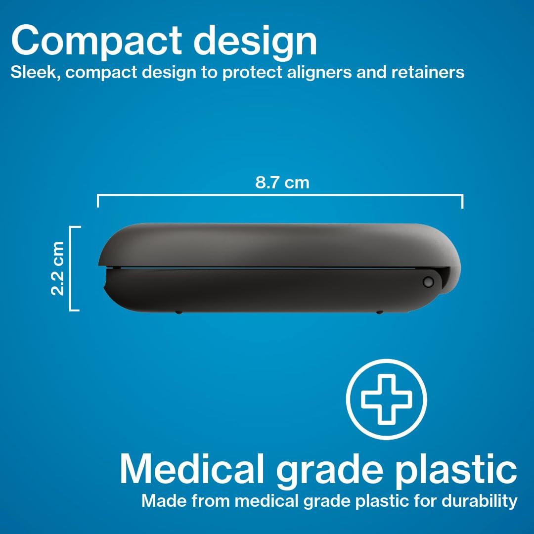 INVISALIGN Invisalign Aligner and Retainer Case (Textured Orange Daisy)