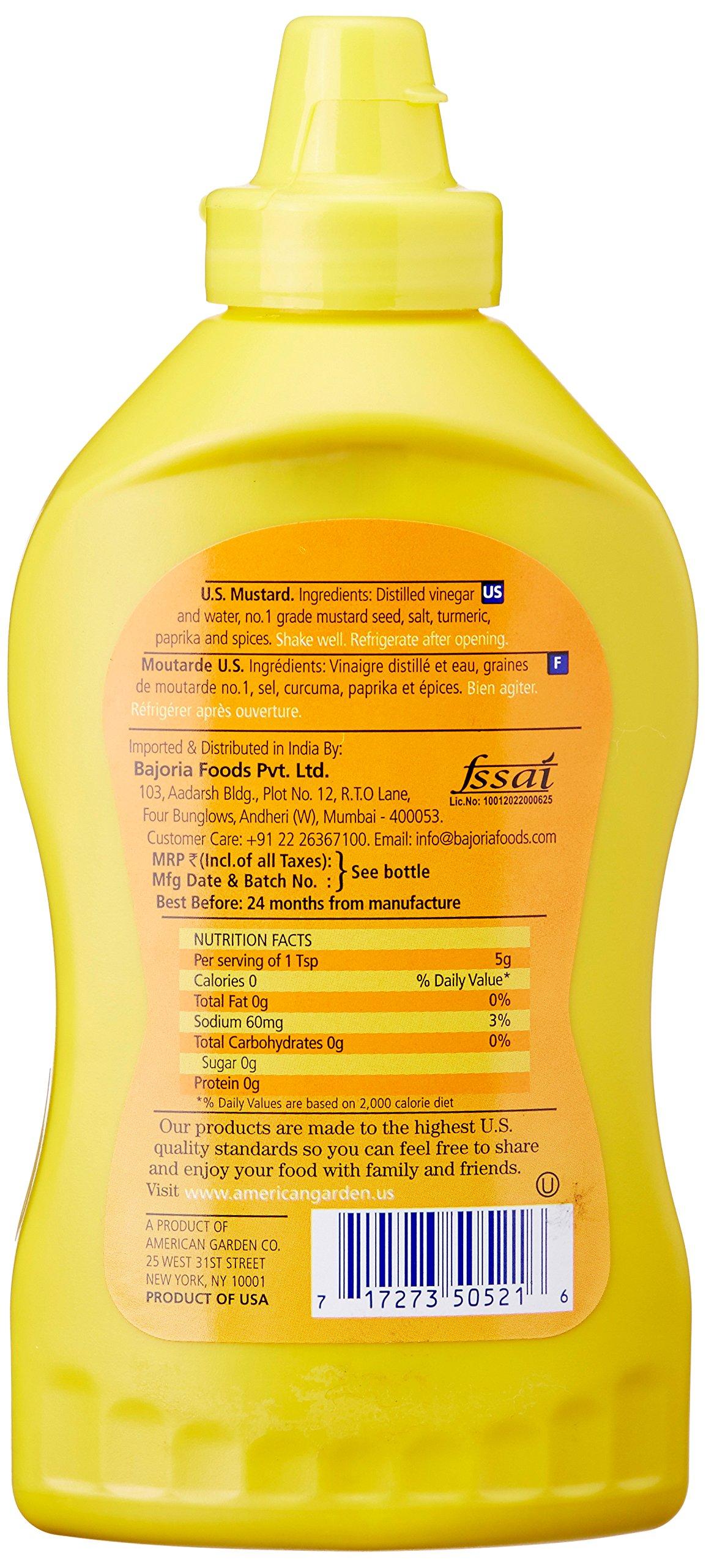 American Garden AG U.S. Mustard Original 14oz