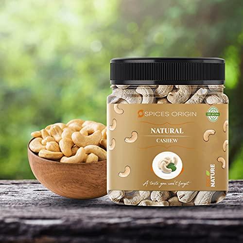 Spices Origin Spices Origin Premium Healthy Raw Nuts Dry Fruits Combo Pack of (250g Cashew), 250g Roasted Pistachios Nut, 500 g in Jar) | Healthy Gift Hamper Diwali Festival Celebration | Deepawali Gift Pack