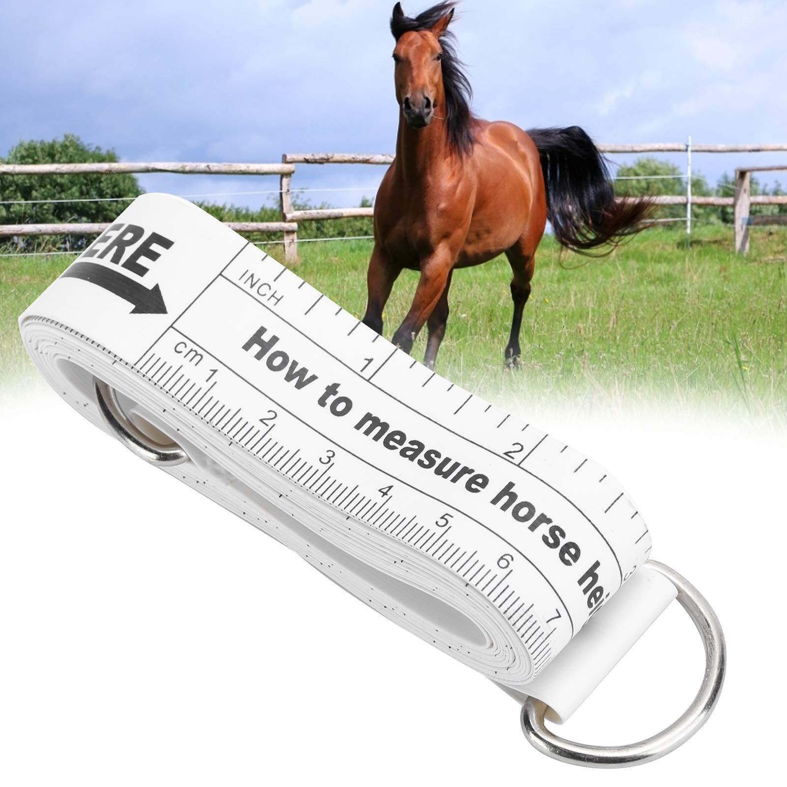 Naroote Horse Height Measure Tape Horse Height Measuring Stick Measure Animal Height, for Measurement of Animal Bu and Weight Measurement Tape Tape Measure Body Body Tape