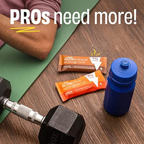 The Whole Truth The Whole Truth - High Protein Double Cocoa 20g Protein Bar - Pack of 5 x 67g each - No Added Sugar - No Preservatives - No Artificial Flavours - All Natural