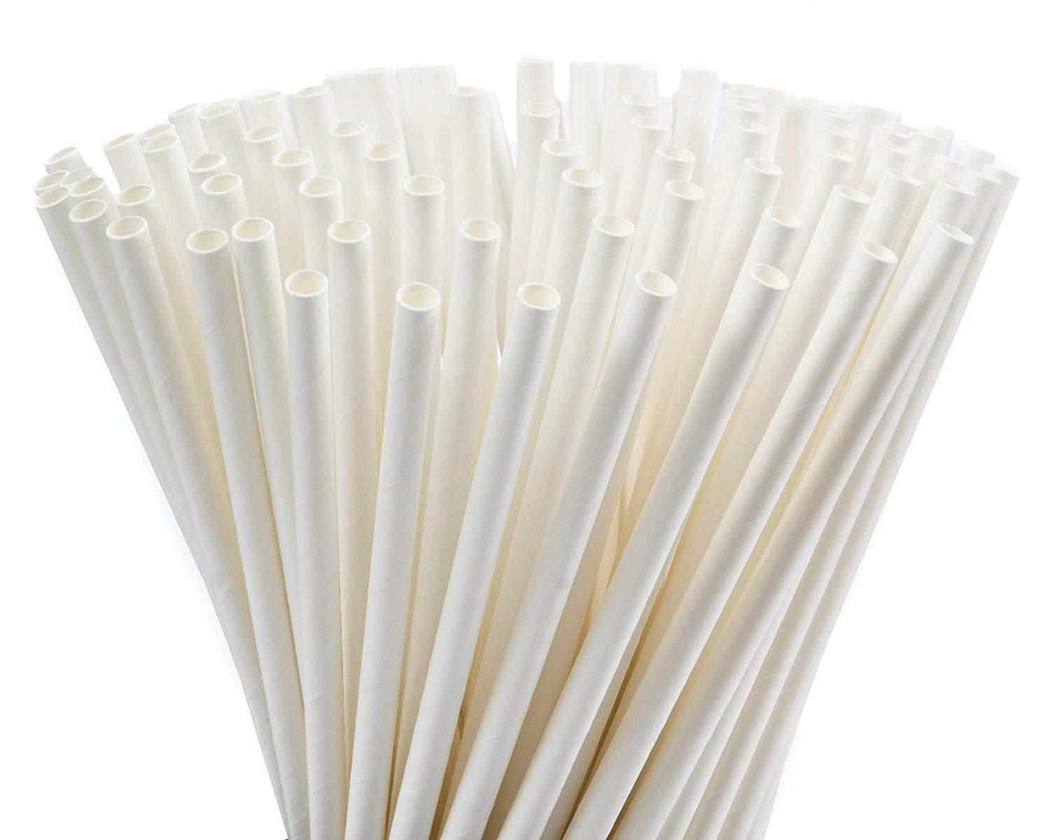 VC VC Paper Straw Pipe, Pack of 50Pieces
