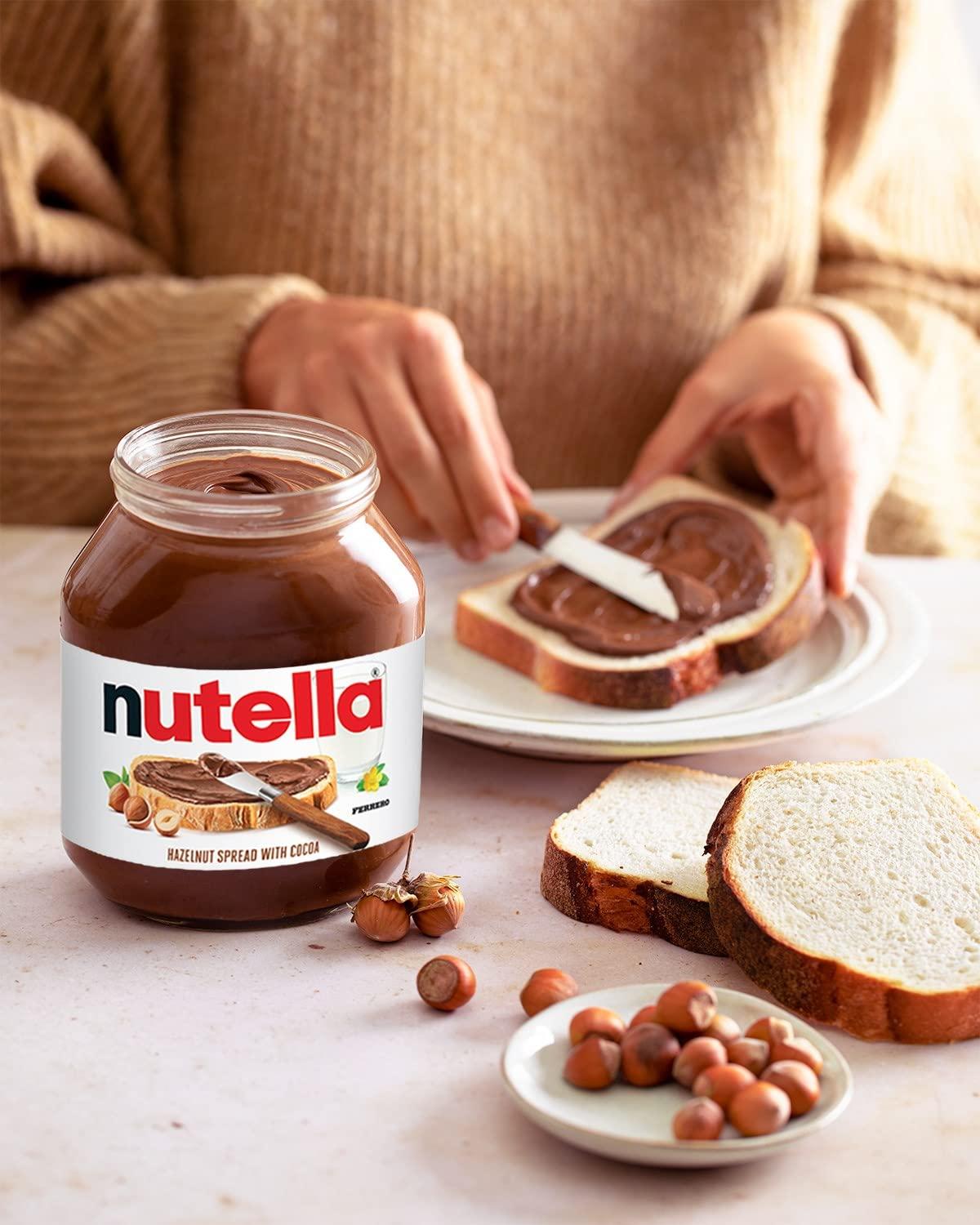 Nutella Nutella Chocolate Hazelnut Spread with Cocoa - 4 Pack, 4 x 750 g