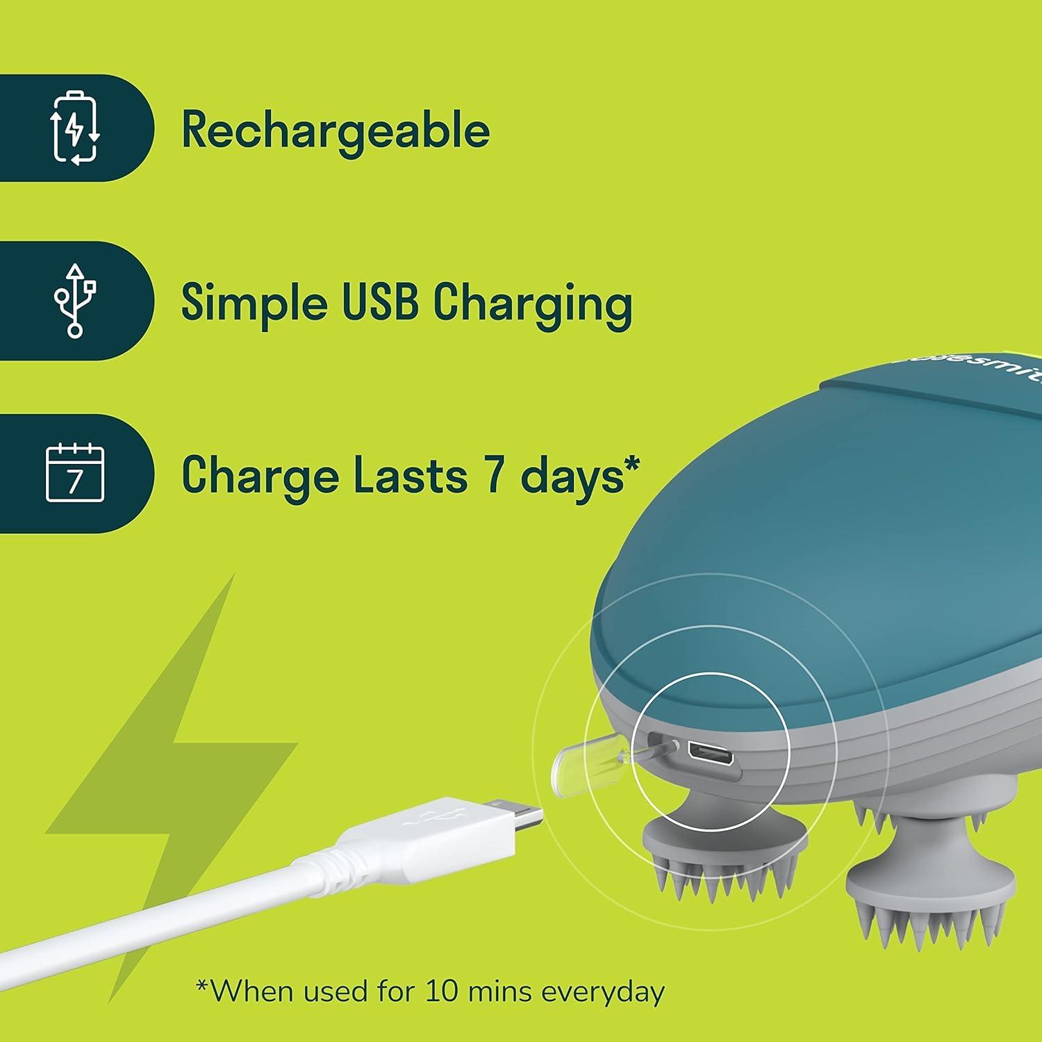 Cyrox Cyrox 3D Meridian Shape Blood Circulation, Hair Growth Stimulation, Deep Cleaning and Stress Relief, Full Body Handheld Massage Tool For Spa And Home (1Pcs)