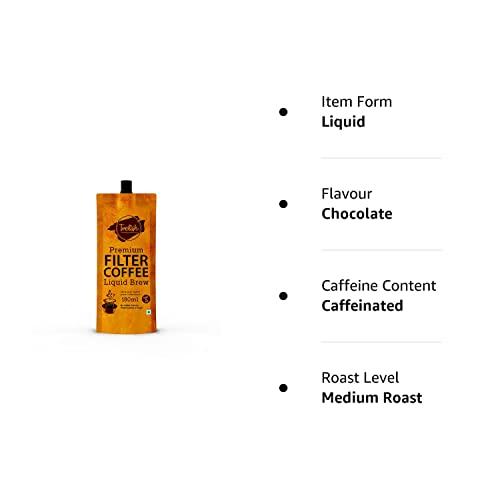 Trelish Trelish Premium Filter Coffee Liquid 180Ml Pouch - Pack Of 2, Bag
