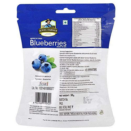 JEWEL FARMER JEWEL FARMER American Dried Blueberries Organic & Natural Ready to Eat (500g)