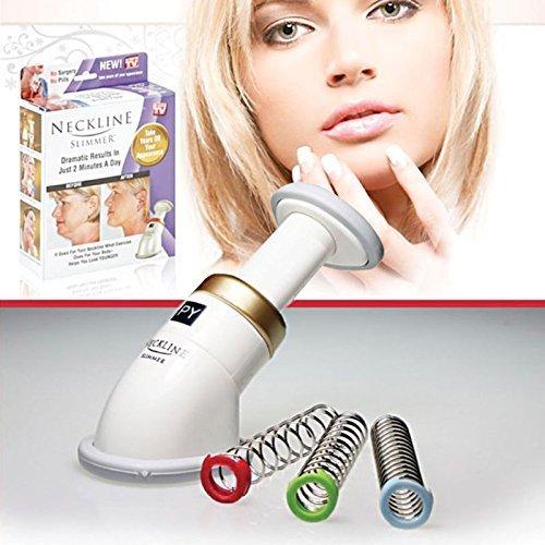 PEARL ACE PEARL ACE Neck Slimmer Double Chin Remover Reducer, Face Lift Neck Massager Neck Genie Elite Neckline Slimmer, Facial Flex Fitness Jawline Exerciser Shaper Equipment Toning System for Men Women