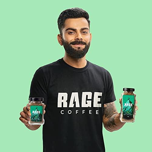 RAGE COFFEE Rage Coffee Combo - Instant Coffee with Free Frother And Mug | Mint Mocha Flavoured Coffee - 50 gms | Creamy, Frothy Coffee At Home | Made With 100% Arabica Coffee Beans