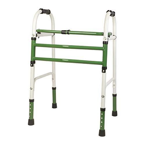 SONVI SURGICAL SONVI SURGICAL Portable Light Weight Height Adjustable Foldable Walker for Men Women Adults Patients & Old age People Made in India(Multicolor) (Multicolor)