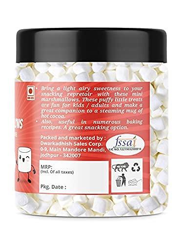 DHAWAK Dhawak Mini Marshmallows - VANILLA MIST FLAVOUR - 100 gms |Jar Pack|